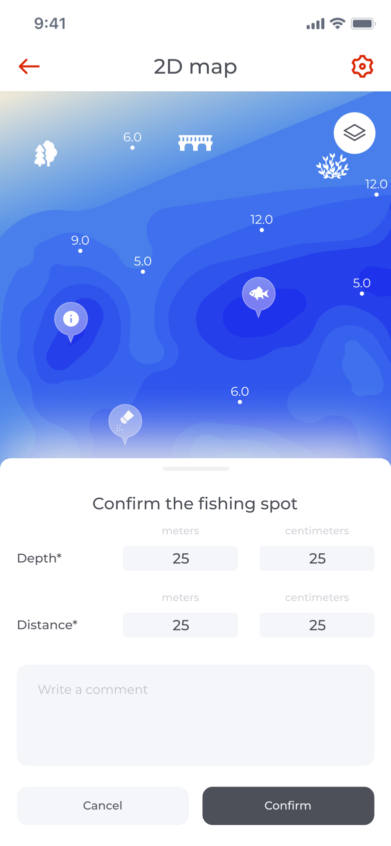 FisherNote screen